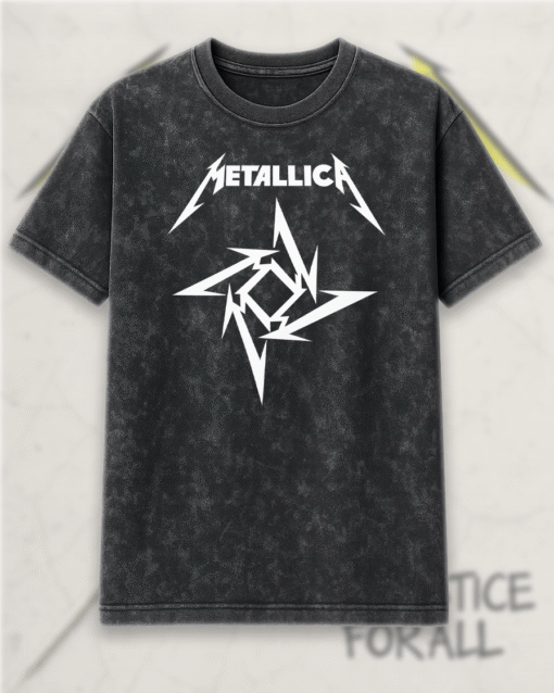 Metallica Camisas Bandas Rock Metal Acid Wash T-Shirt / Hoodie