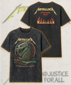 Metallica M72 Syracuse 2025 Acid Wash T-Shirt, Hoodie – Official North America Tour Drop