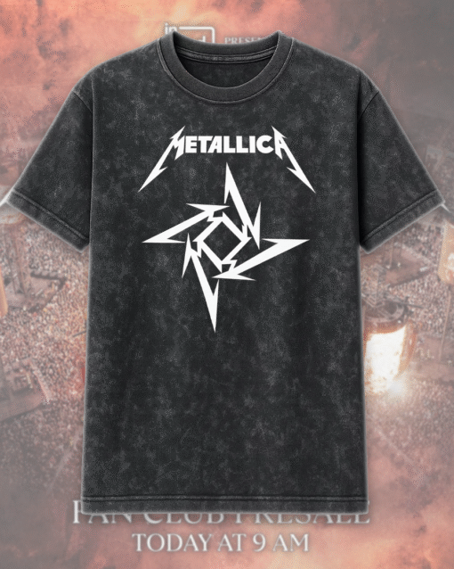 Metallica Camisas Bandas Rock Metal Acid Wash T-Shirt / Hoodie