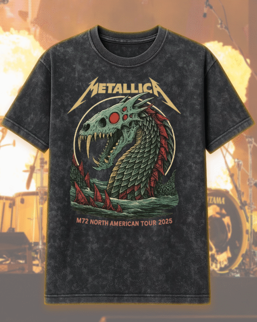 Metallica M72 Syracuse 2025 Acid Wash T-Shirt, Hoodie – Official North America Tour Drop