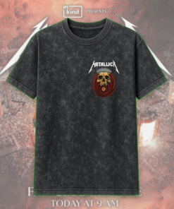 Metallica M72 Tour 2025 – 2 Sided Acid Wash T-Shirt / Hoodie