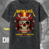 Metallica M72 Landover 2025 Pop-Up Poster Acid Wash T-Shirt & Hoodie – May 28 Northwest Stadium Maryland