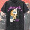 Harvester of Sorrow Acid Wash T-Shirt, Hoodie – Iconic Metallica Design