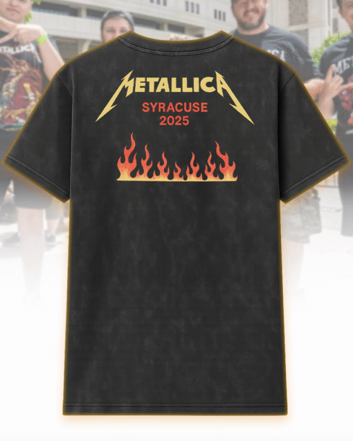 Metallica M72 Syracuse 2025 Acid Wash T-Shirt, Hoodie – Official North America Tour Drop