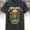 Metallica Black Rock Acid Wash T-Shirt, Hoodie – Big Logo Vintage Edition