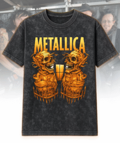 Vintage 90s Metallica Pushead Acid Wash Skull Shirt – Acid Wash T-Shirt / Hoodie (S–5XL)