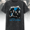 Metallica Ride The Lightning Acid Wash T-Shirt & Hoodie – Vintage Concert Merch by Rock Off
