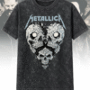 Metallica Heart Broken Acid Wash T-Shirt & Hoodie – Vintage Style Concert Merch by Rock Off