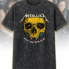 Now That We're Dead Raglan Baseball Jersey Acid Wash T-Shirt, Hoodie – Metallica Design
