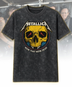 Now That We're Dead Raglan Baseball Jersey Acid Wash T-Shirt, Hoodie – Metallica Design