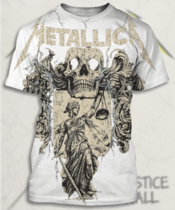 Metallica “...And Justice For All” All Over Print T-Shirt, Hoodie, Long Sleeve, Tank Top – 1988 Graphic Album Tribute