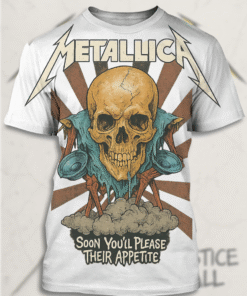 Metallica Black Rock 3D All Over Print T-Shirt, Hoodie, Long Sleeve, Tank Top