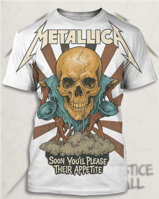 Metallica Black Rock 3D All Over Print T-Shirt, Hoodie, Long Sleeve, Tank Top