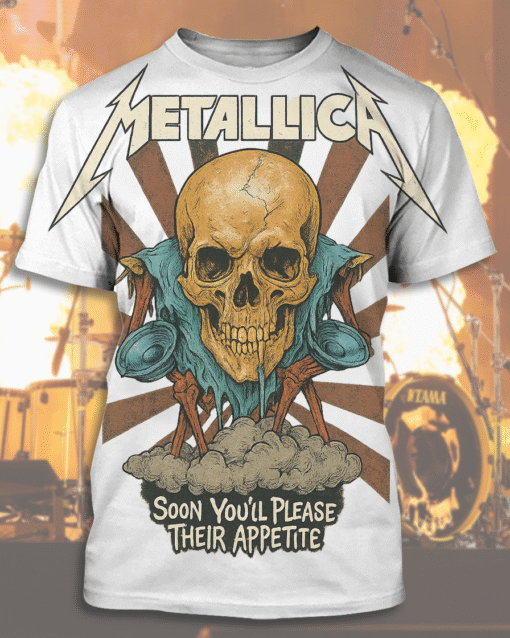 Metallica Black Rock 3D All Over Print T-Shirt, Hoodie, Long Sleeve, Tank Top