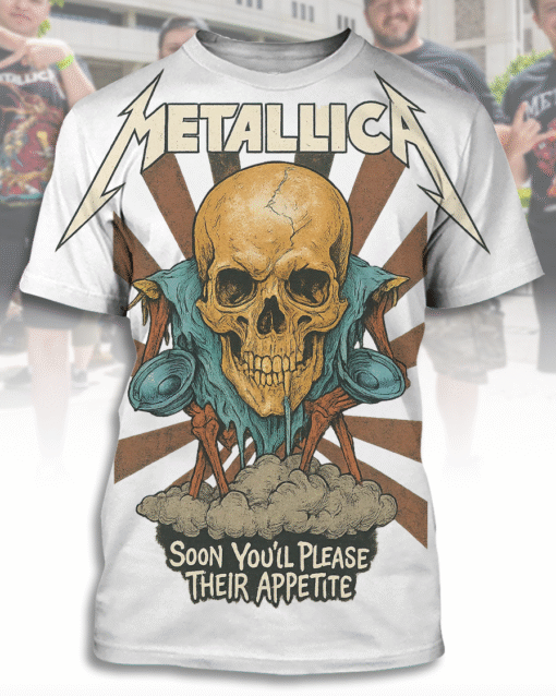 Metallica Black Rock 3D All Over Print T-Shirt, Hoodie, Long Sleeve, Tank Top