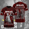 Metallica M72 World Tour 2025 3D Graphic T-Shirt / Hoodie / Long Sleeve / Tank Top – Rock Band Gift for Men & Women | Sizes S–5XL