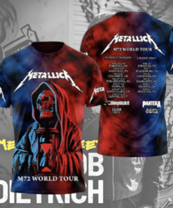 Metallica Band M72 World Tour 2025 – 3D Shirt / Hoodie / Long Sleeve / Tank Top – Heavy Metal Fan Gift | S–5XL