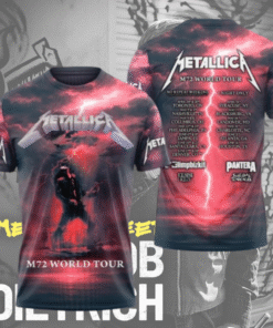 Metallica M72 World Tour 2025 – 3D AOP Shirt / Hoodie / Long Sleeve / Tank Top – Gift for Heavy Metal Fans | S–5XL