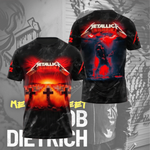 Metallica Master Of Puppets 3D – All Over Print T-Shirt / Long Sleeve / Tank Top / Hoodie – Heavy Metal Rock Band Graphic Tee Unisex