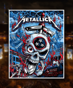 Metallica M72 Nashville Poster Canvas – Nissan Stadium 2025 Pop-Up No Repeat Weekend