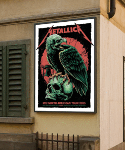 Metallica M72 Tour 2025 Poster Canvas – Philly Pop-Up Lincoln Financial Field