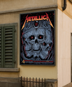Metallica M72 Sonic Temple Pop-Up Poster Canvas – Columbus 2025 by Maxx242 & Kathleen Goff