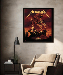 Metallica M72 Toronto 2025 Night 1 Poster Canvas – Rogers Centre King Kong Titan Art