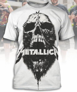 Skull Metal Band 3D All Over Print T-Shirt, Hoodie, Long Sleeve, Tank Top – Vintage Rock Grunge Streetwear Gift for Him or Her