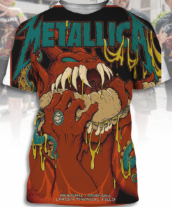Metallica M72 Philly 2025 Red Devil All Over Print T-Shirt, Hoodie, Long Sleeve, Tank Top – Night 1 Venue Poster Tribute
