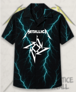 Metallica Camisas Bandas Rock Metal – Hawaiian Shirt & Beach Shorts Set