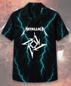 Metallica Camisas Bandas Rock Metal – Hawaiian Shirt & Beach Shorts Set