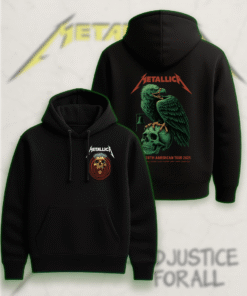 Metallica M72 North American Tour 2025 Double-Sided T-Shirt, Hoodie, Long Sleeve, Sweatshirt, Tank Top – Skull & Eagle Design