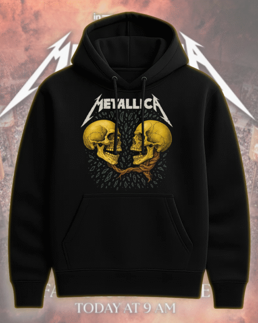 Metallica Sad But True Men Dual Skull T-Shirt, Hoodie, Sweatshirt, Long Sleeve, Tank Top