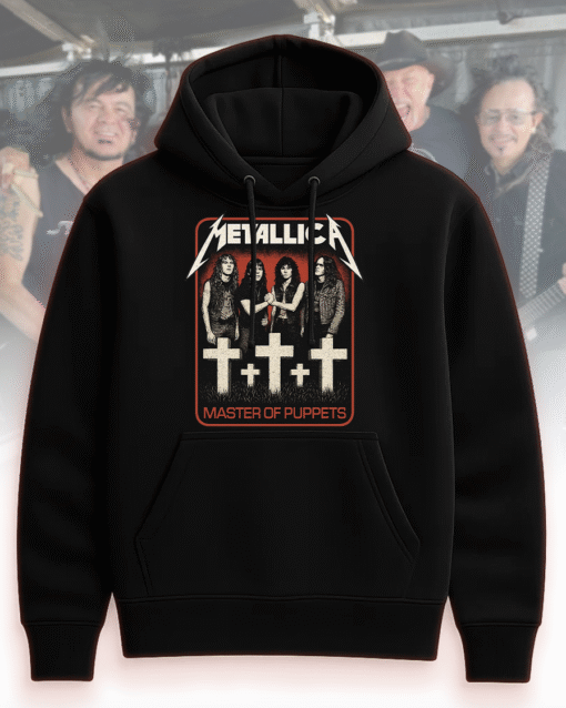 Vintage Master Of Puppets Photo T-Shirt, Hoodie, Sweatshirt, Long Sleeve, Tank Top – Classic Metallica Merch