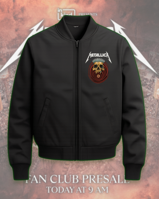Metallica M72 North American Tour 2025 Double-Sided Bomber Jacket