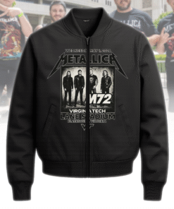 Metallica Virginia Tech Lane Stadium M72 Tour 2024 Bomber Jacket
