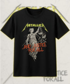 Metallica And Justice For All 2004 T-Shirt, Hoodie, Sweatshirt, Long Sleeve, Tank Top – Delta Pro Weight Vintage Reissue (Size M–5XL)