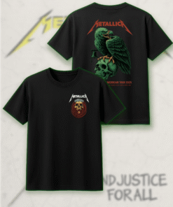 Metallica M72 North American Tour 2025 Double-Sided T-Shirt, Hoodie, Long Sleeve, Sweatshirt, Tank Top – Skull & Eagle Design