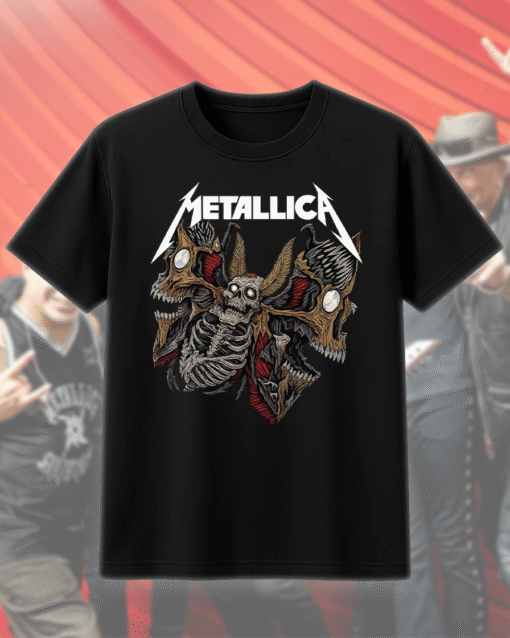 Skull Moth Slim Fit T-Shirt, Hoodie, Sweatshirt, Long Sleeve, Tank Top – Edgy Graphic Collection