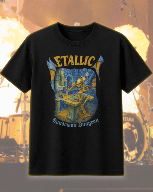 Metallica Sandman’s Dungeon 90s Vintage Single Stitch T-Shirt, Hoodie, Sweatshirt, Long Sleeve, Tank Top