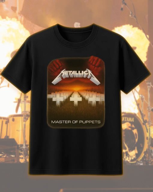 Metallica Master of Puppets Retro 80s T-Shirt, Hoodie, Sweatshirt, Long Sleeve, Tank Top - Image 7