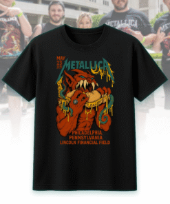 Metallica M72 Philly 2025 Red Devil T-Shirt, Hoodie, Sweatshirt, Long Sleeve, Tank Top – Night 1 Poster Artwork Tribute (May 23, Lincoln Financial Field)