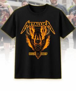 Metallica M72 Tour Buffalo NY August 11 2025 Flaming Bison T-Shirt / Hoodie / Sweatshirt