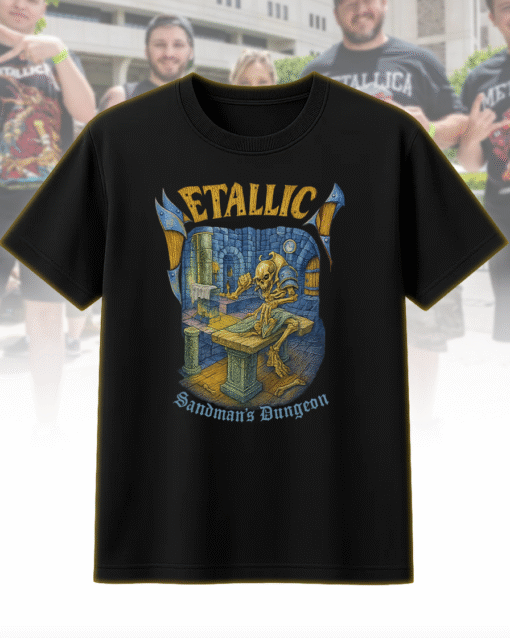 Metallica Sandman’s Dungeon 90s Vintage Single Stitch T-Shirt, Hoodie, Sweatshirt, Long Sleeve, Tank Top