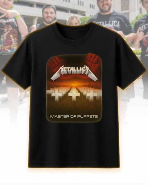 Metallica Master of Puppets Retro 80s T-Shirt, Hoodie, Sweatshirt, Long Sleeve, Tank Top