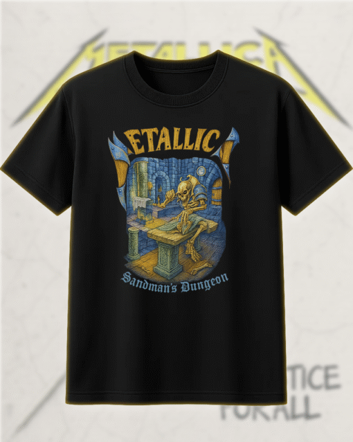 Metallica Sandman’s Dungeon 90s Vintage Single Stitch T-Shirt, Hoodie, Sweatshirt, Long Sleeve, Tank Top