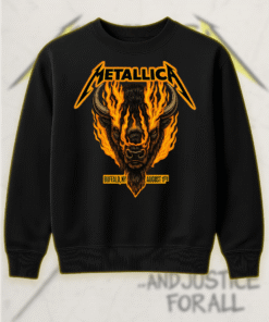 Metallica M72 Tour Buffalo NY August 11 2025 Flaming Bison T-Shirt / Hoodie / Long Sleeve / Sweatshirt / Tank Top