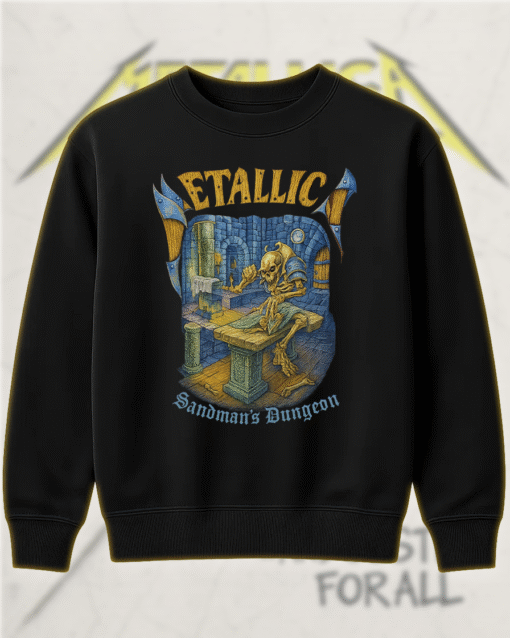 Metallica Sandman’s Dungeon 90s Vintage Single Stitch T-Shirt, Hoodie, Sweatshirt, Long Sleeve, Tank Top