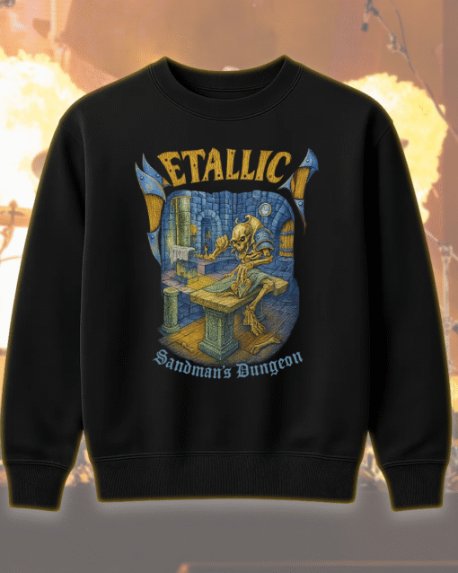 Metallica Sandman’s Dungeon 90s Vintage Single Stitch T-Shirt, Hoodie, Sweatshirt, Long Sleeve, Tank Top