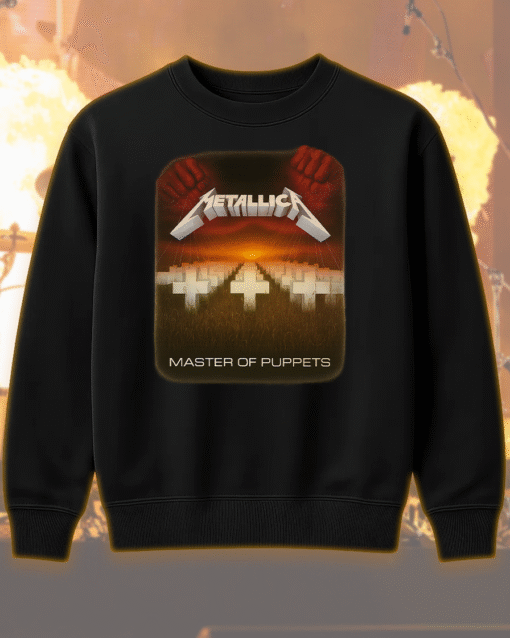 Metallica Master of Puppets Retro 80s T-Shirt, Hoodie, Sweatshirt, Long Sleeve, Tank Top - Image 2